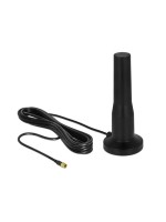 Delock LTE Antenne, 3-5dBi, Magnetfuss,12cm, SMA-Anschluss, 0.7-2.7Ghz, 3m cable,Outdoor