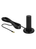 Delock LTE & 5G-Antenne, 0-3dBi, Magnetfuss, SMA-Anschluss, 0.7-3.8Ghz, 3m cable,Outdoor
