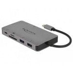 Delock Station d'accueil USB 3.1 Typ-C - HDMI/VGA/USB/LAN/PD
