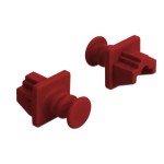 Delock Fiche borgne RJ45 10 pièces, rouge