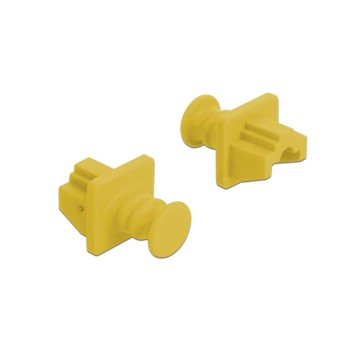 Delock RJ-45 Staubschutz, 10 Stück, zum Schutz von Netzwerkports, yellow Delock RJ-45 Staubschutz, 10 Stück, zum Schutz von Netzwerkports, yellow