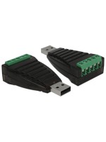 Delock Terminalblock 5 Pin Konverter, USB-A zu RS-422/485