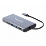 Delock Station d'accueil USB 3.1 Typ-C HDMI/DP/USB 3.0/SD/LAN/PD 3.0