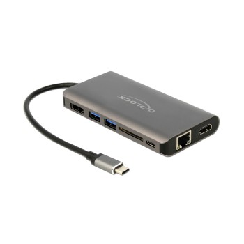 Delock 87683 Dockingstation USB-C, HMDI,DP,USB,SD,LAN, PD Delock 87683 Dockingstation USB-C, HMDI,DP,USB,SD,LAN, PD