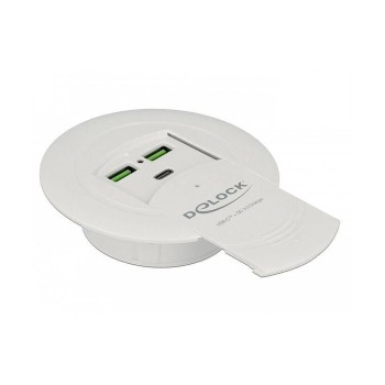 Delock Hub de table 64065 2x USB 3.0 Typ-A Quick Charge