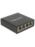 Delock: 4x Gigabit LAN for USB3.0 Adapter, Jeder Port ist unabhängig konfigurierbar