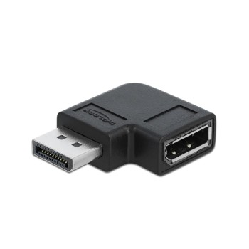 Delock Displayport Adapter, 90° gewinkelt, links gewinkelt. Unterstützt DP 1.4, 8K Delock Displayport Adapter, 90° gewinkelt, links gewinkelt. Unterstützt DP 1.4, 8K