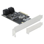 Delock Contrôleur SATA 4Port SATA & 1Port M.2 SATA PCI-Express-x4