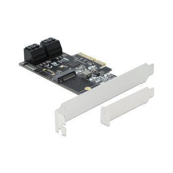 DeLock PCI-Express-x4 SATA, 1x M.2, 4x SATA, 1x M.2, Onboard Kontroller DeLock PCI-Express-x4 SATA, 1x M.2, 4x SATA, 1x M.2, Onboard Kontroller