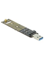 DeLock M.2 NVMe PCIe SSD, mit USB 3.1, Konverter mit USB 3.1 Gen.2