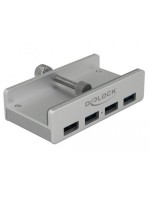 Delock Externer USB 3.0 4 Port Hub, mit Feststellschraube