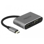 Delock Station d'accueil USB 3.1 Typ-C - HDMI/VGA/USB-A/USB-C/PD