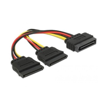 Serial ATA Y-Stromanschlusscable, 1xSATA Buchse auf 2xSATA Stecker Serial ATA Y-Stromanschlusscable, 1xSATA Buchse auf 2xSATA Stecker