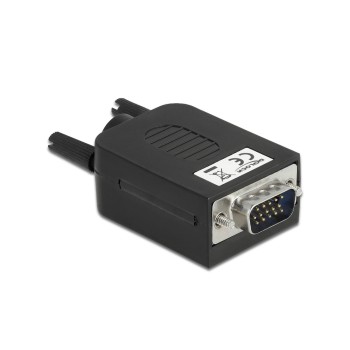 Delock Adapter VGA 15Pin/Stecker - 10Pin TB, 10Pin Terminalblock, Pitch 3.81, Schrauben Delock Adapter VGA 15Pin/Stecker - 10Pin TB, 10Pin Terminalblock, Pitch 3.81, Schrauben