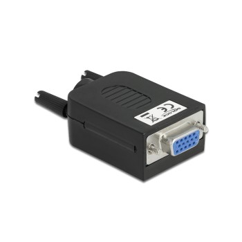 Delock Adapter VGA 15Pin/Buchse - 10Pin TB, 10Pin Terminalblock, Pitch 3.81, Schrauben Delock Adapter VGA 15Pin/Buchse - 10Pin TB, 10Pin Terminalblock, Pitch 3.81, Schrauben