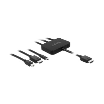 Multiportdapter HDMI for HDMI/USB-C/mini DP, 4K bis 60Hz, with Audio, 1.8m Multiportdapter HDMI for HDMI/USB-C/mini DP, 4K bis 60Hz, with Audio, 1.8m