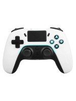 DELTACO Wireless Controller PS4, white, White, Wireless