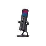 DELTACO Microphone GAM-171 RGB Jeux, Noir