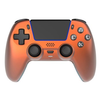 Deltaco Wireless Controller PS5 - orange, mit Charging Dock