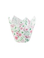 Demmler Moule à muffins Tulip Wraps Rose 24 Pièce/s