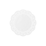 Demmler Napperons Rose 6 Pièce/s, Blanc, 22 cm