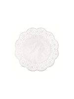 Demmler Napperons Rose 6 Pièce/s, Blanc, 30 cm