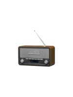 Denver DAB-18 DAB+, FM, style rétro, Bluetooth, boîtier en bois véritable