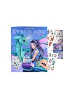 Depesche Stickerbuch Dragon Top Model, 20 pages, 3 Doppelseiten Sticker