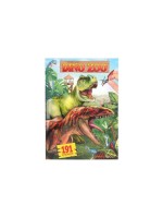 Depesche Album d’autocollants Créez votre zoo de dinosaures 191 autocollants
