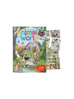 Depesche Album d’autocollants Le monde animal avec 24 pages
