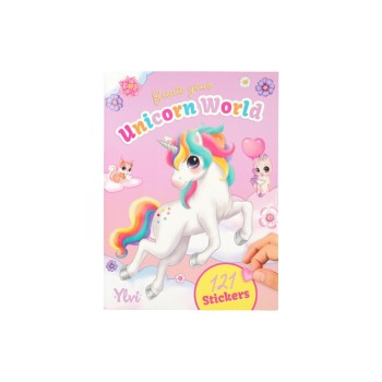 Depesche Stickerbuch Ylvi Unicorn World, 20 pages, 6 Stickerbögen