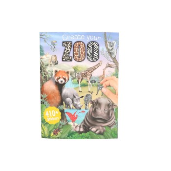 Depesche Stickerbuch Zoo, 24 pages, 3 Doppelseiten Sticker
