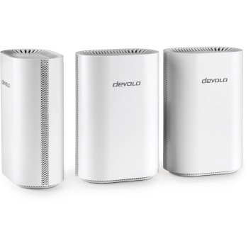 devolo Routeur Mesh Pack de 3 bornes Wi-Fi Mesh BE9300 tri-bande WiFi 7 devolo Routeur Mesh Pack de 3 bornes Wi-Fi Mesh BE9300 tri-bande WiFi 7