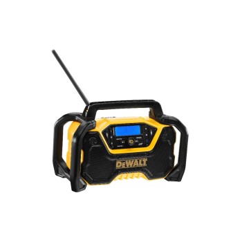 DeWalt Radio de chantier Fonctionnement sur batterie & sur secteur DAB+, Bluetooth, Solo DeWalt Radio de chantier Fonctionnement sur batterie & sur secteur DAB+, Bluetooth, Solo