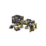 DeWalt Kit de machines sans fil 18 V XR avec 3x 5 Ah batteries