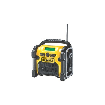 DeWalt Radio de chantier Fonctionnement sur batterie & sur secteur DCR020 DAB+, Solo DeWalt Radio de chantier Fonctionnement sur batterie & sur secteur DCR020 DAB+, Solo
