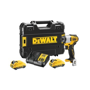 DeWalt Visseuses à percussion sans fil 12 V 1/4, 2x 2 Ah batterie, kit DeWalt Visseuses à percussion sans fil 12 V 1/4, 2x 2 Ah batterie, kit