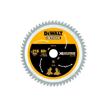 DeWalt Lame de scie circulaire 216 x 30 mm, 60 WZ/FZ