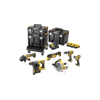 DEWALT Kits de machines sans fil 18 V avec 3 batteries 5.0 Ah DCK685P3T-QW