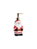 Diaqua Distributeur de savon Père Noël 420 ml, rouge/noir/blanc