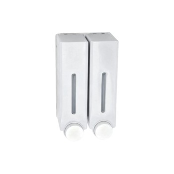 diaqua® Distributeur de savon mural Novion blanc, lot de 2 450 ml, Blanc diaqua® Distributeur de savon mural Novion blanc, lot de 2 450 ml, Blanc
