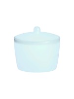 Diaqua Kosmetikdose Trend Frosted, Ø 9.5 X 8.9 cm, white/Transp.