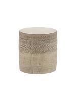 Diaqua Kosmetikdose Etosha, Ø 10.5 X 11 cm, Braun