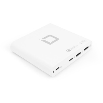 Dicota Univ Laptop Charger Universal PRO, EU/UK (120W), white