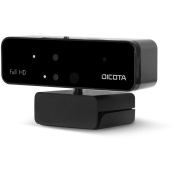 Dicota Webcam PRO Face Recognition, Full HD webcam supports Windows Hello Dicota Webcam PRO Face Recognition, Full HD webcam supports Windows Hello