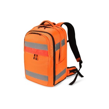 DICOTA Rucksack HI-VIS 32-38 Liter, P20471-05 orange, 15.6-17, 600D rPET