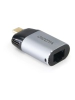 Dicota USB-C Ethernet Mini Adapter, mit PD 100W