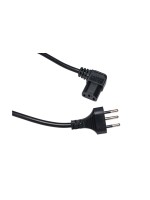 Diggelmann Câble d'alimentation 1 m C13 - T12, incliné latéralement vers la droite