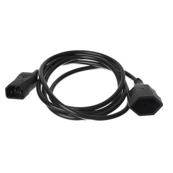 Diggelmann Câble de prolongation 2 m T13 - C14 Noir Diggelmann Câble de prolongation 2 m T13 - C14 Noir