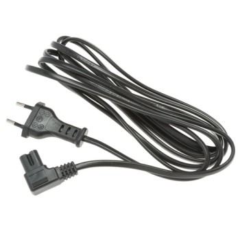 Euro Netzcâble 230V 2m, 2 polig, gewinkelt,, Steckertyp 26, câbleende C7 Euro Netzcâble 230V 2m, 2 polig, gewinkelt,, Steckertyp 26, câbleende C7